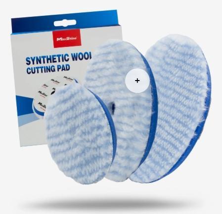 MAX.2052080BW. Synthetic wool Cutting Pad
3 inch