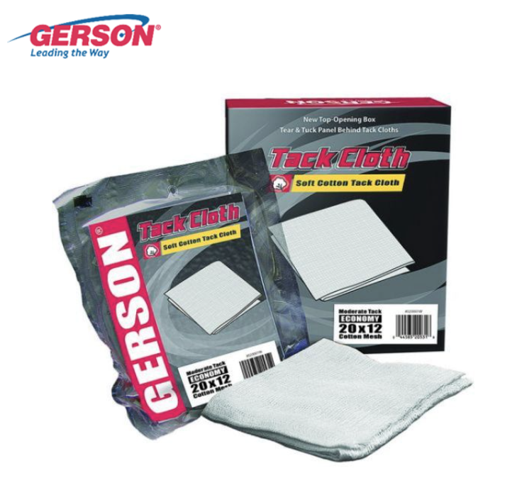 GER.020001W.EA (1) GERSON® 020001W Economy Tack Cloth, 36 in L x 18 in W, White