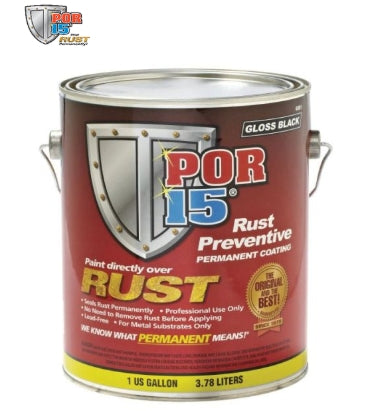 POF.45401.GL 1GSB POR-15 SEMI GLOSS BLACK