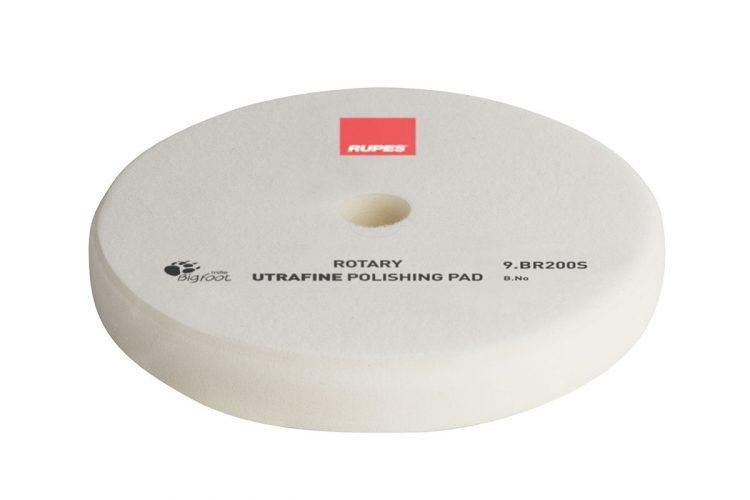 RUP.9-BR200S ULTRAFINE ROTARY FOAM PADS (WHITE) 180MM