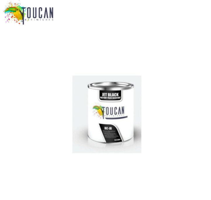 TOU.BC-JB-35.EA Toucan™ Factory Pack Basecoat, 3.5 L, Jet Black, Liquid, <3.5 lb/gal VOC