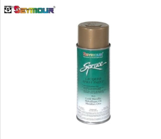 SEY.98-5.CN SEYMOUR® Spruce® 98-5 Fast Drying Metallic Spray Paint, 16 fl-oz Aerosol Can, Gold, 15 sq-ft Coverage