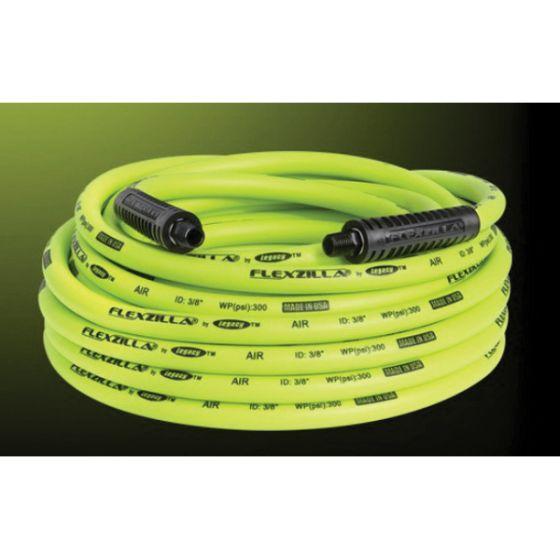 LEG.HFZ3850YW3 Flexzilla® HFZ3850YW3 Lightweight Air Hose, 3/8 in, 50 ft, Green