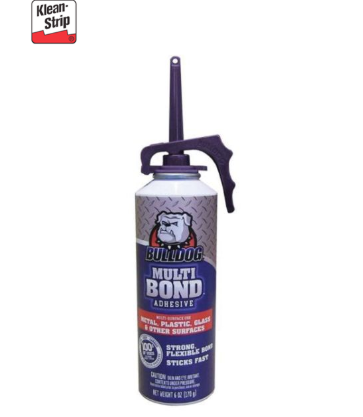Klean-Strip® Automotive Bulldog® Multi-Bond™ EBDA001 Adhesive, 6 oz Tube, Liquid, 7 days Curing