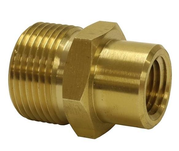 HOT.29004 SCREW NIPPLE, MALE M22M X 1/4" FEMALE NPT