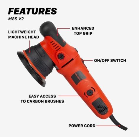 MAX.M8S V2. M8S V2 Dual Action Polisher
