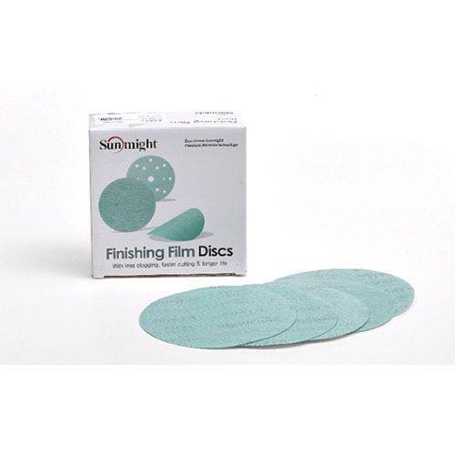 SUA.1416 SUNMIGHT USA (SUN) Film - 6" No Hole Grip Disc , 400Grit, Box/50