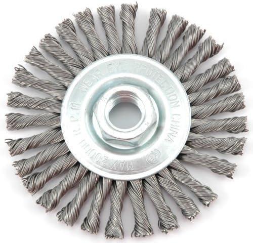 HOT.26084 4" STRINGER BEAD WIRE WHEEL, 5/8"-11NC ARBOR
