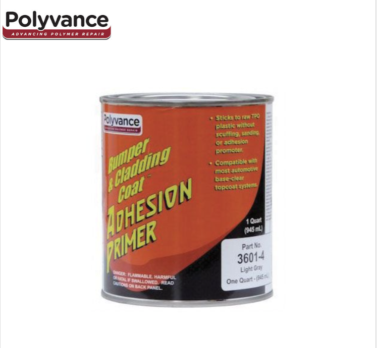 URE.3601-4.QT Polyvance Bumper & Cladding Coat™ 3601-4 Adhesion Primer, Medium Viscosity Pourable Liquid, Light Gray