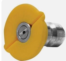 HOT.29010 QUICK CONNECT NOZZLE, CHISELING, YELLOW, 15º, SIZE 5.5