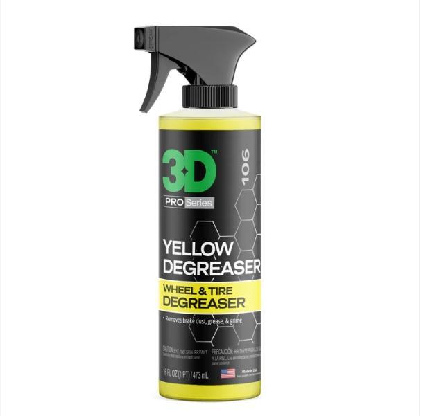 3D.106OZ16 Yellow Degreaser Wheel Cleaner 16OZ
