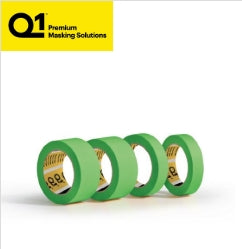 Q1® HPG148 High Performance Green Masking Tape, (2") 55 m x 48 mm, 130 um THK, 20/case, Green