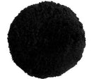 PRE.890140 Presta 890140 Single Sided Heavy Cut Cutting Pad, 9 in Dia, Hook and Loop Attachment, Wool Pad, Black