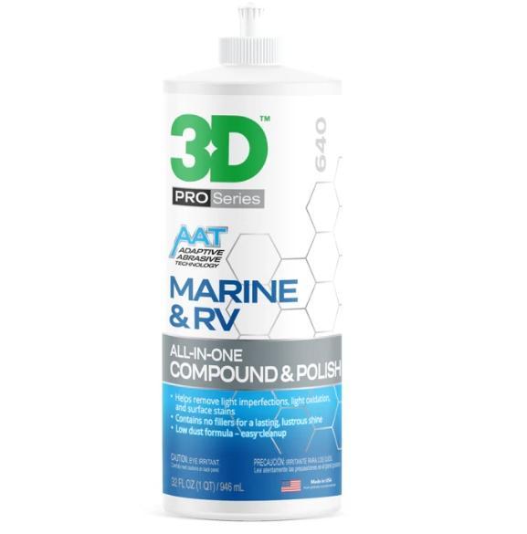 3D.640OZ32 3D Marine & RV All-In-One Compound & Polish  4 reviews