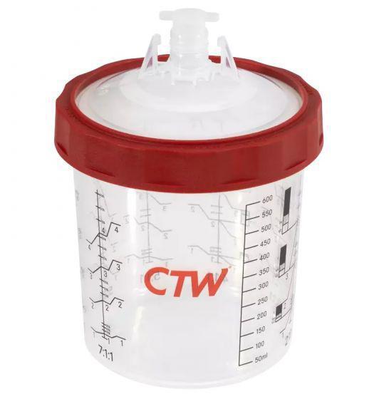 CTW.CS-850 CTW CS-850 850ml/28oz Premium Disposable Spray Cup Paint System 190?m (50)