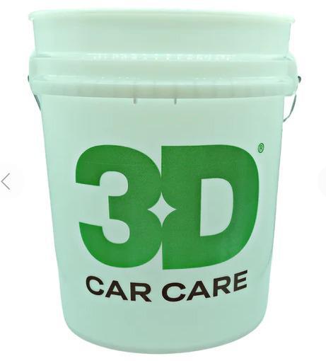 3D.RM-81-3D 3D Car Care 5 Gallon Detailing Bucket