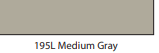ONE.195L-QP One-Shot  Oil Based Lettering Enamel, 1/4 pt Can, Medium Gray