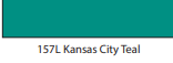 ONE.157L-QP.QP Oil Based Lettering Enamel, 1/4 pt Can, Kansas City Teal