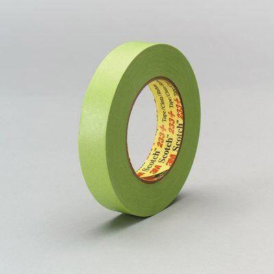 3M.26334 3/4 233+ Series Performance Masking Tape, 55 m x 18 mm, Green