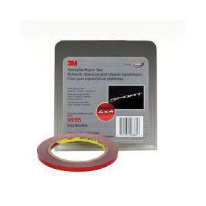 3M.6385 3M™ 06385 Nameplate Repair Tape, 5 yd x 0.23 in, 0.03 in THK, Gray