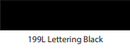 ONE.199L-QP.QP Oil Based Lettering Enamel, 1/4 pt Can, Lettering Black