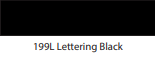 ONE.199L-QP.QP Oil Based Lettering Enamel, 1/4 pt Can, Lettering Black