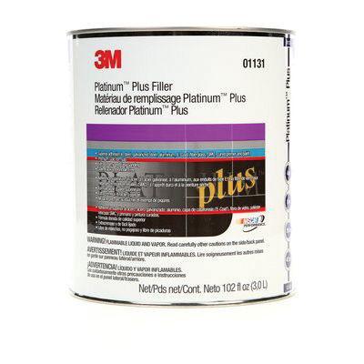 3M.01131  3M™ Platinum™ Plus  Premium Body Filler, 1 gal Can, Gold, Paste