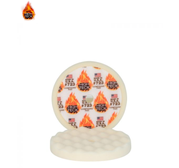 HIT.723.PK (2) 8"X1"WHITE WAFFLE FOAM COMPD/PAD