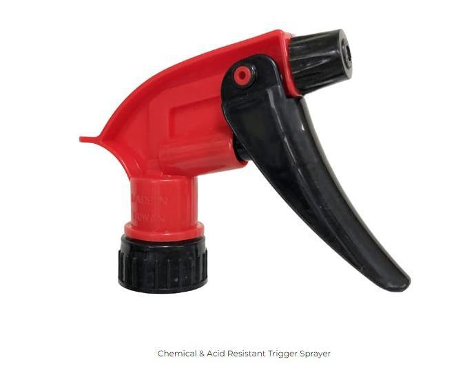 MIS.AT-RED/BLK Trigger Sprayers Strong Solvent Resistant
