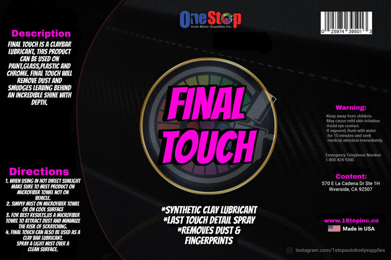 Final touch