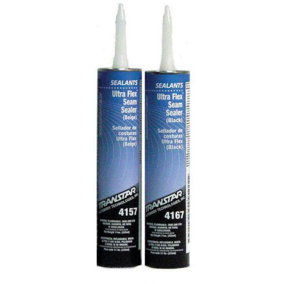 TRM.4167 TRANSTAR® Ultra Flex™ Seam Sealer, 11 oz Cartridge, Black, Pasty Solid