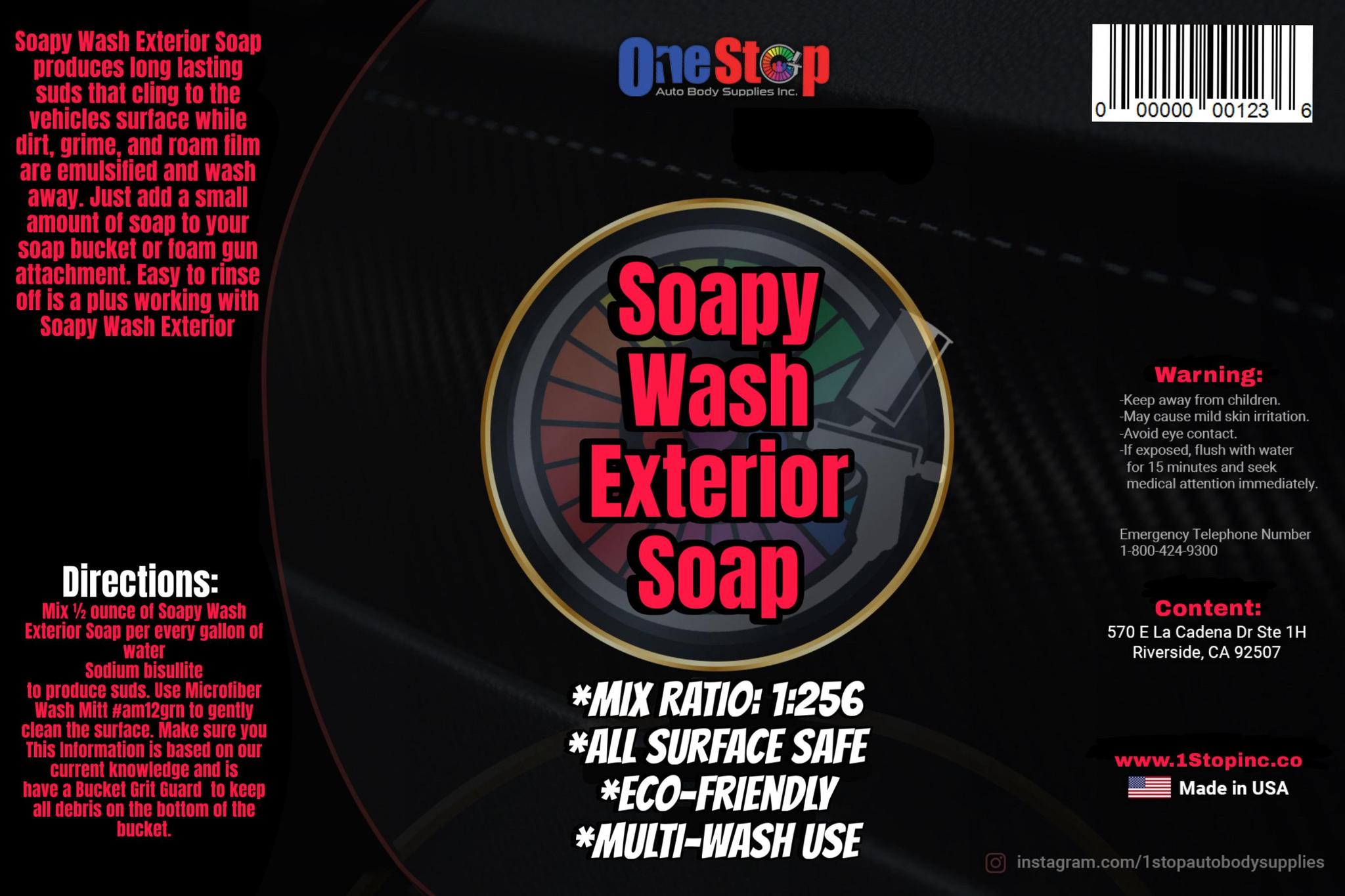 OS.123.QT Soapy Wash (Pink Soap)