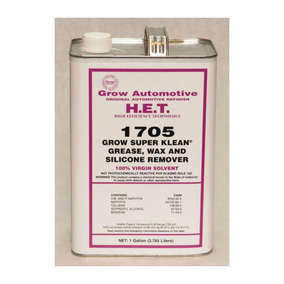Grow Automotive 1705Grease Wax and Silicone Remover, 1 VOC