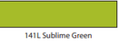 ONE.141L-QP  One-Shot Oil Based Lettering Enamel, 1/4 pt Can, Sublime Green