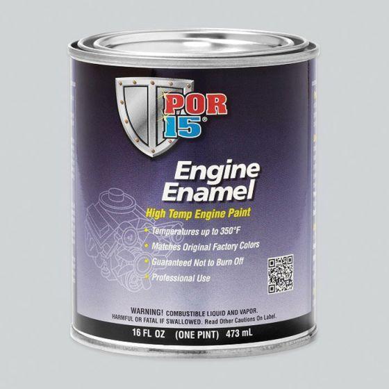 POF.42158.PT POR-15® 42158 High Temperature Engine Enamel Paint, 1 pt Can, Gloss Ford Blue, Liquid, 30 to 60 min Curing
