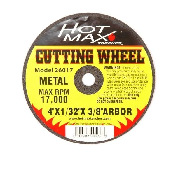 HOT.26017 4"X1/32"X3/8" CUT OFF WHEEL, TYPE 1