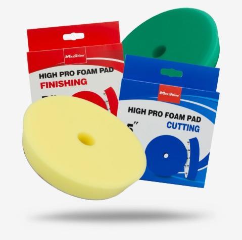MAX.2023175RW. High Pro Red Foam Finishing Pad - 6.2 inch