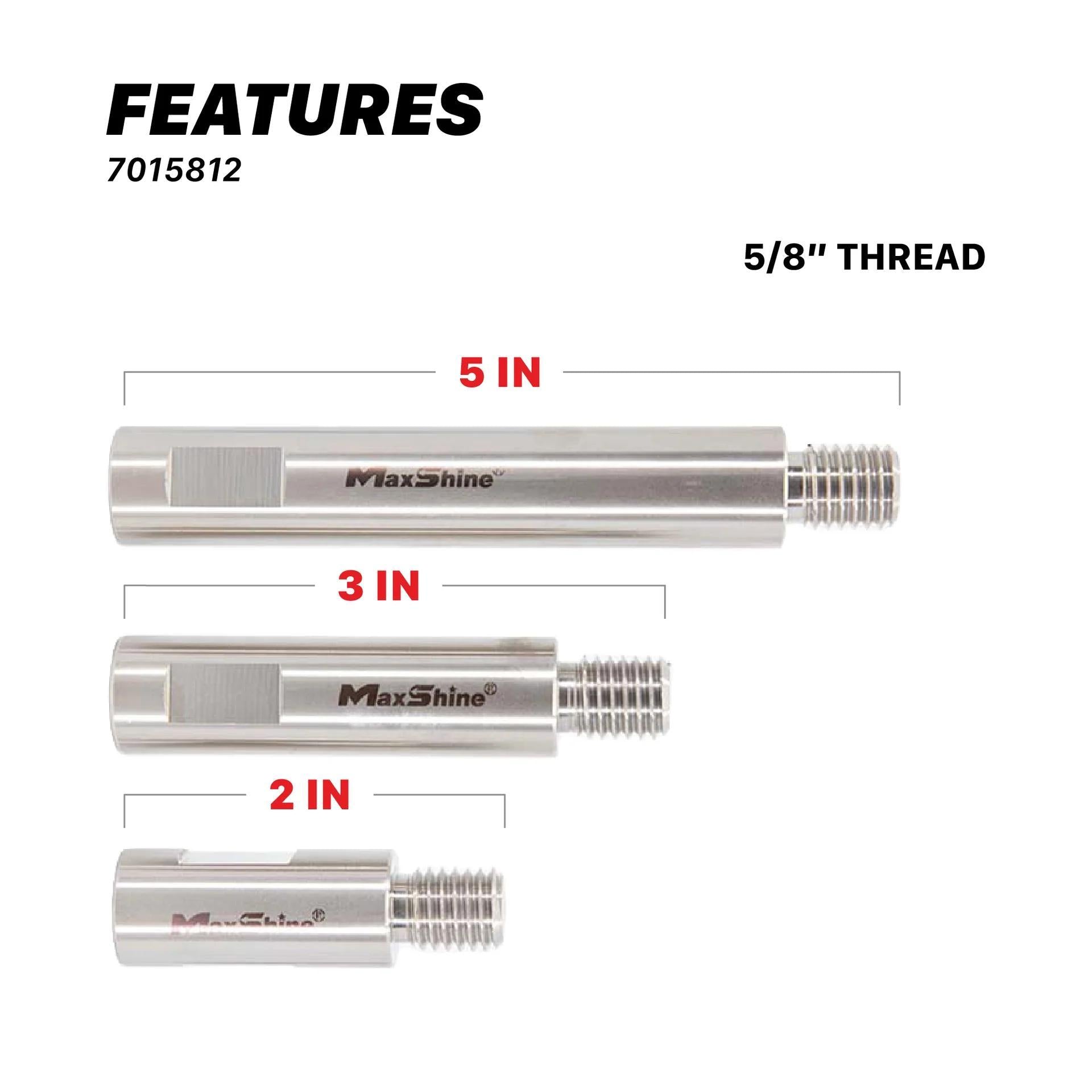 MAX.7015812. Rotary Polisher Extension Shaft Set