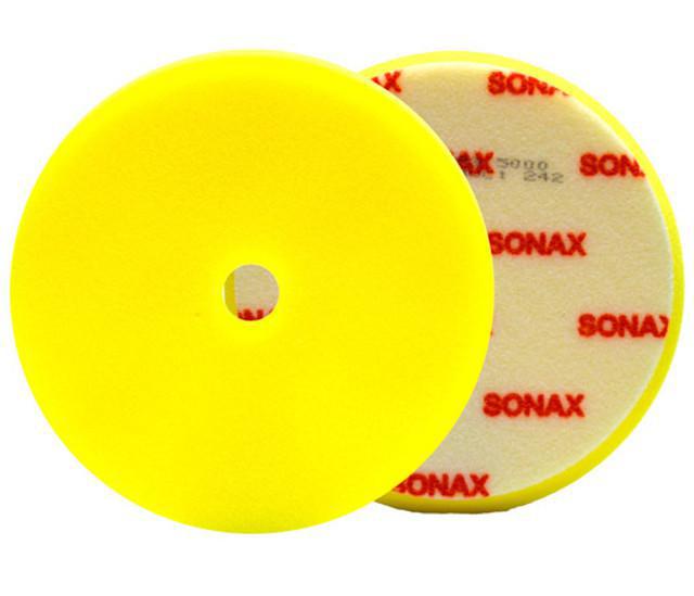 SON.04935000 SONAX DA Finishing Pad - Yellow (Soft) Large  6.5 inches (165 mm)