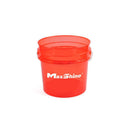 MAX.MSB001-R Detailing Bucket - Transparent Red [3.5 Gal]