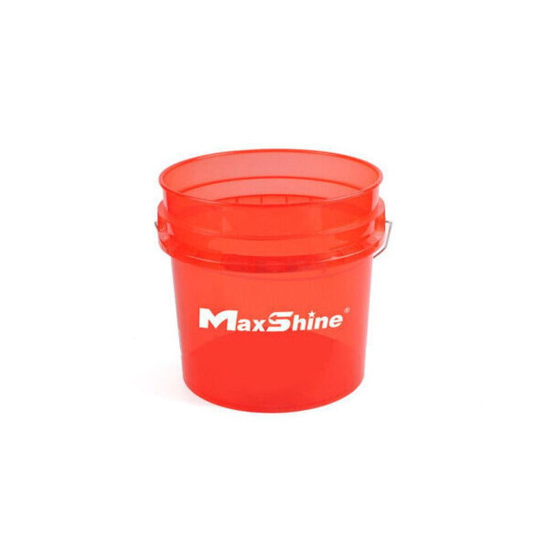 MAX.MSB001-R Detailing Bucket - Transparent Red [3.5 Gal]