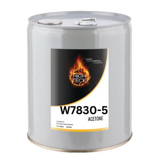 HIT.W7830-5 High Teck W7830-5 High Teck Acetone - 5 GL NR & SCAQMD WEST COAST