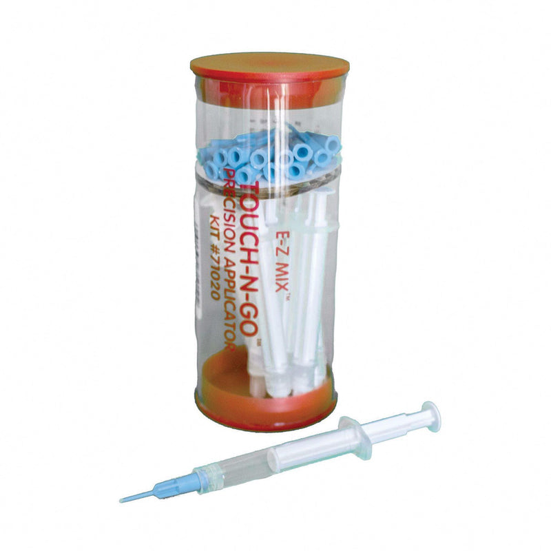EZM.71020 Tough-N-Go Precision Applicator Consists of 10 Syringes and 20 Blue Tips