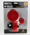 MIS.BR-RED Bristle Missiles Drill Brush Set