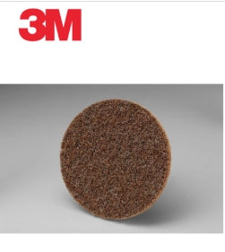 Scotch-Brite™ 07485 No Hole Non-Woven Surface Conditioning Disc, 3 in Dia, Coarse Grade, Aluminum Oxide Abrasive (25)