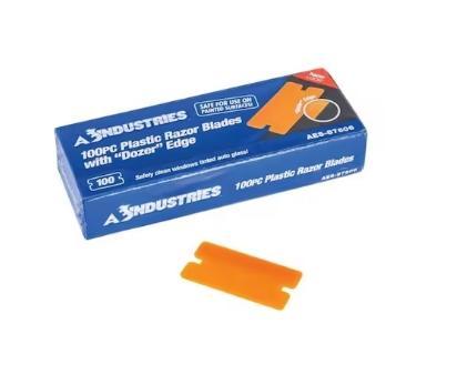 SMA.RZ-014 RAZOR BLADES,BLUE PLASTIC