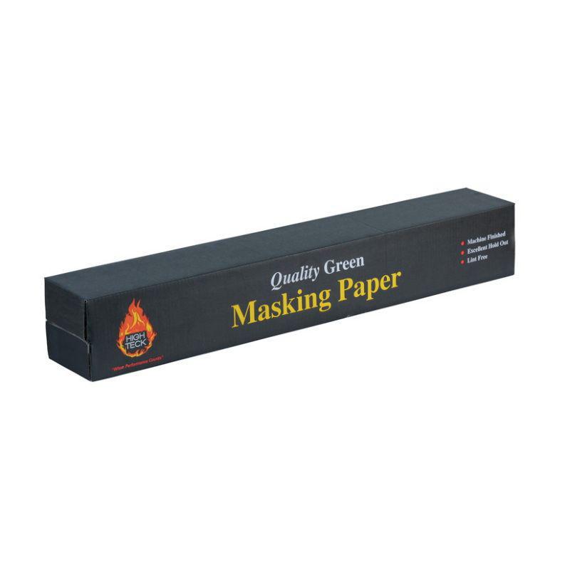 HIT.MP3100G-24 High Teck™  Masking Paper, 24 in W x 1000 ft L, Green, 28 lb Basis