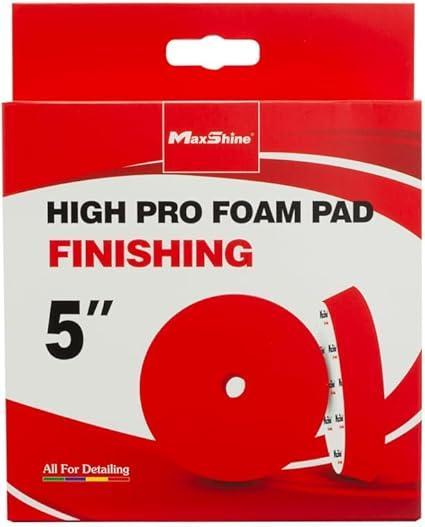 MAX.2023155RW. High Pro Red Foam Finishing Pad - 5.2 inch