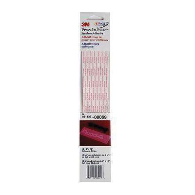 3M.8069.PK (10) EMBLEM ADHESIVE PRESS-IN-PLACE
