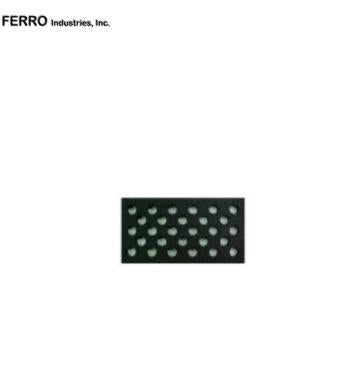 FER.2655.PK Hand Pad with Holes, 5-1/4 in L, 2-5/8 in W